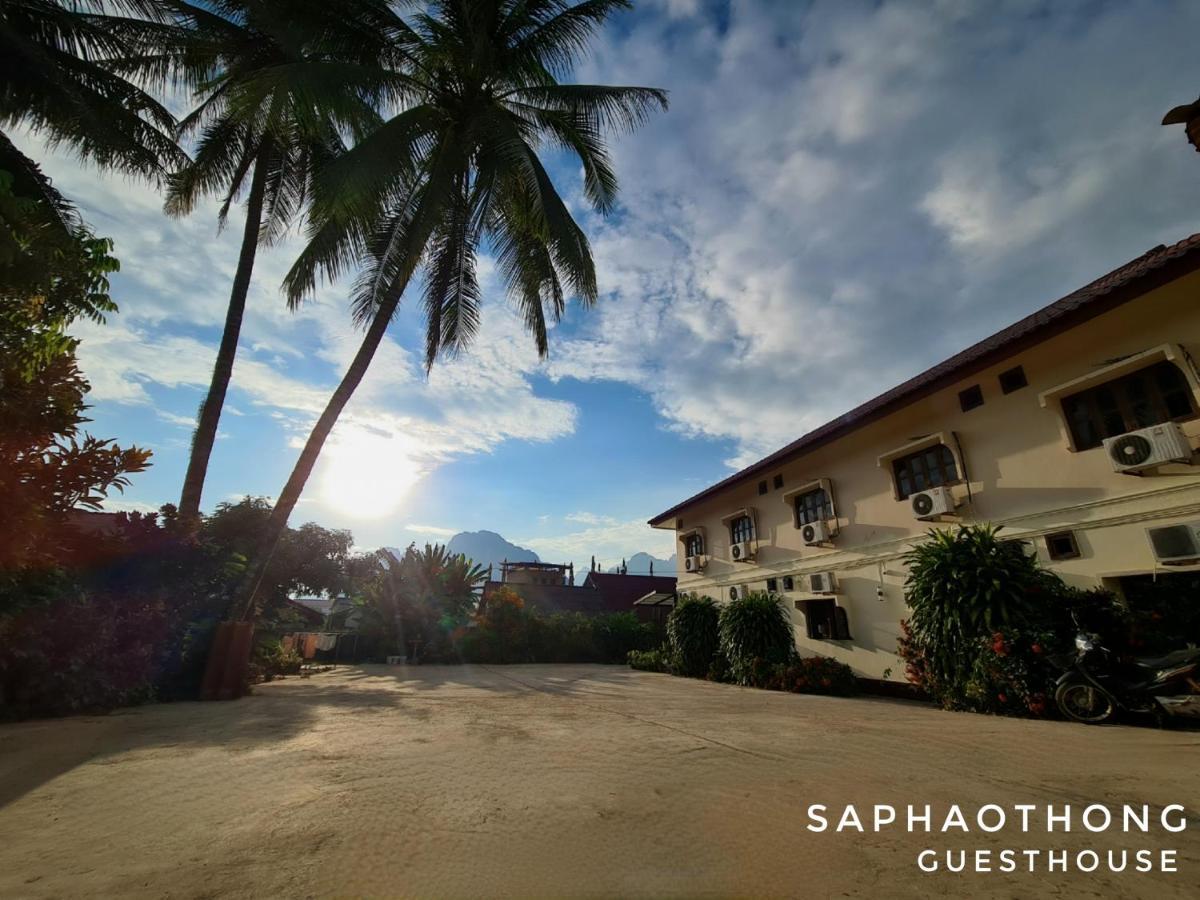 Saphaothong Guesthouse Vang Vieng Extérieur photo